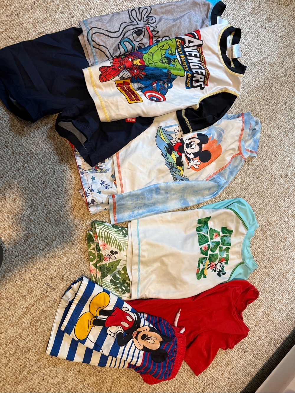 Assorted Disney Boys Swim Sets
